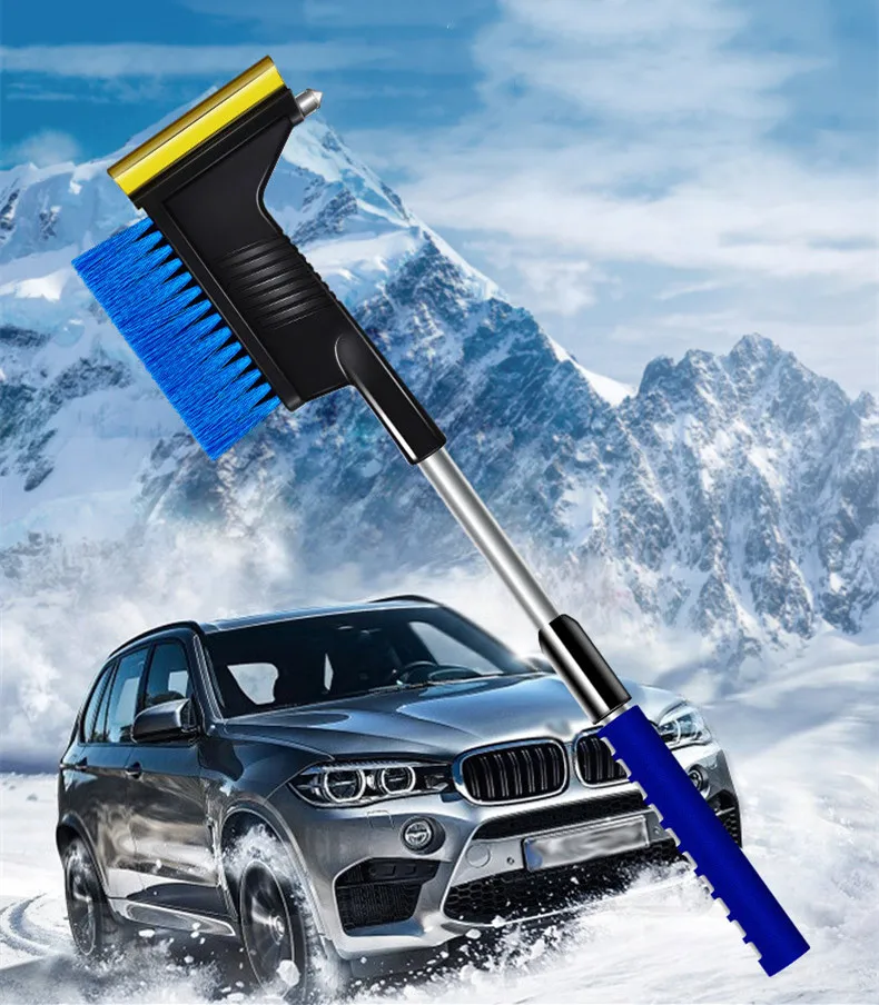 

Car Snow Brush Removal Extendable with Ice Scraper Detachable Snow Mover for Car Auto SUV Truck Windshield Windows
