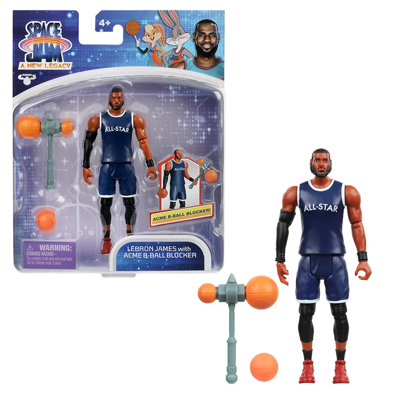 Space Jam - A New Legacy - LeBron James with Acme B-Ball Blocker Action Figure