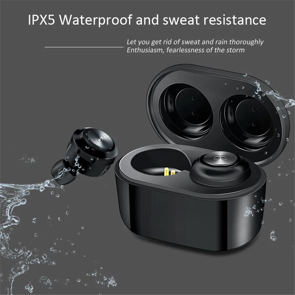 A6 Bluetooth наушники TWS 5 0 беспроводные водонепроницаемые спортивные Игровые для всех