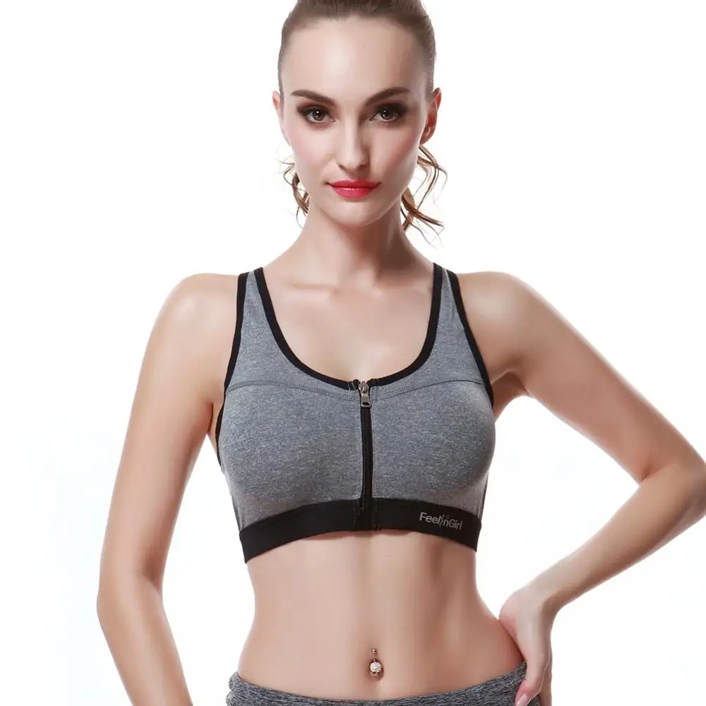 Women's Sports Bra Without Steel Ring High support Fitness Bra Women's Breathable Sweat-wicking Sports Underwear