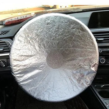 

Car Sun Protector Windshield Cover Sun Shade Sunshade Cover Steering Wheel Braid Cover Sun Block Steering Wheel Cover
