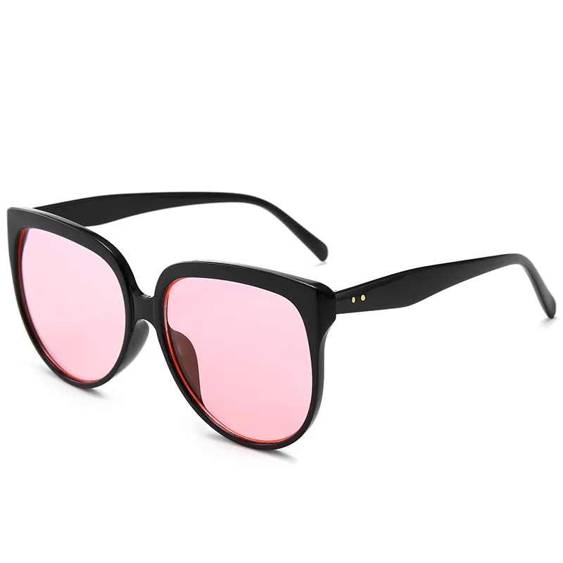 New Metomoshy Brand Cat Eye Sunglasses Large Frame Trendy Women New Personality Irregular Square Ladies Vintage Eyeglasses UV400