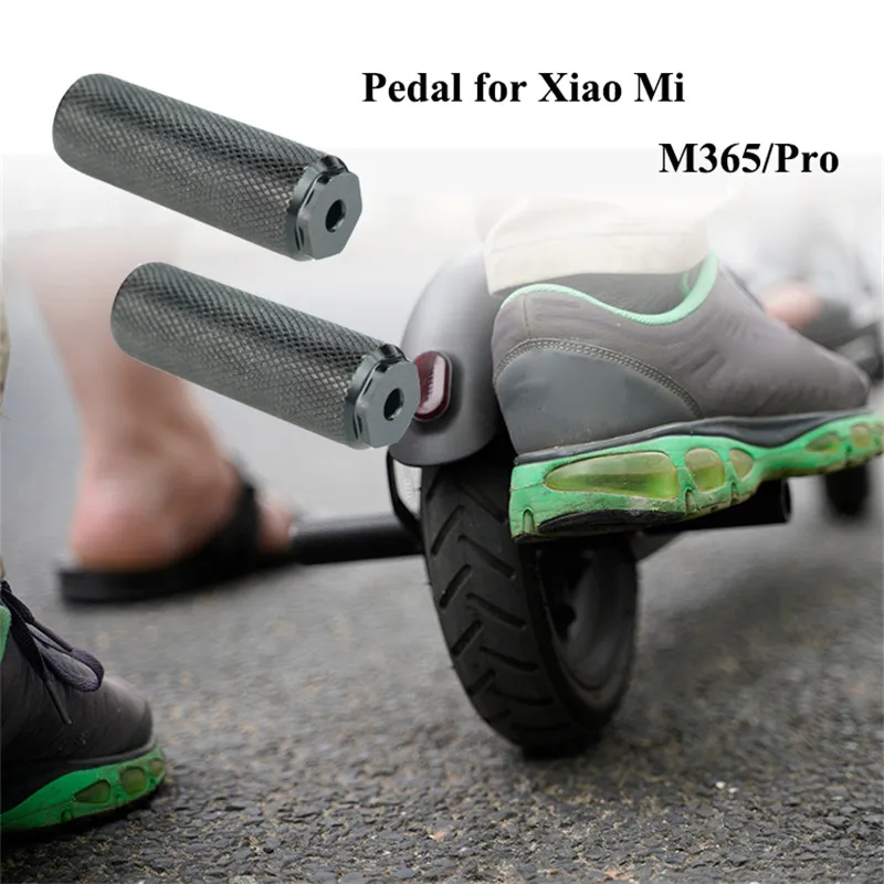 1 пара скутер подножка задняя педаль Замена Задняя накладка электрические скутеры педаль для XIAOMI MIJIA M365 Электрический скутер