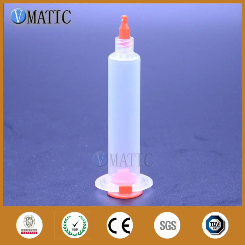 30cc/ml прозрачный клейкий Воздушный Пневматический распределитель наборы шприцов, поршень, крышка торцевой крышки, наконечник крышки пробки 500 наборов