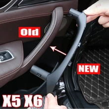 Hohe-qualität Auto Innen Tür Panel Griff Pull Trim Abdeckung Für BMW E70 X5 E71 E72 X6 SAV Auto zubehör