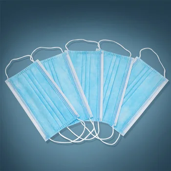 

10pcs Disposable Mask Unisex Filter Three Layers Breathable Non-Woven Dust Mask Respirator Anti-dust Mouth Masks