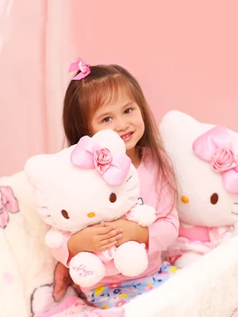 

Hello kitty doll rose pink soft girl toy plush doll 20/30/40cm