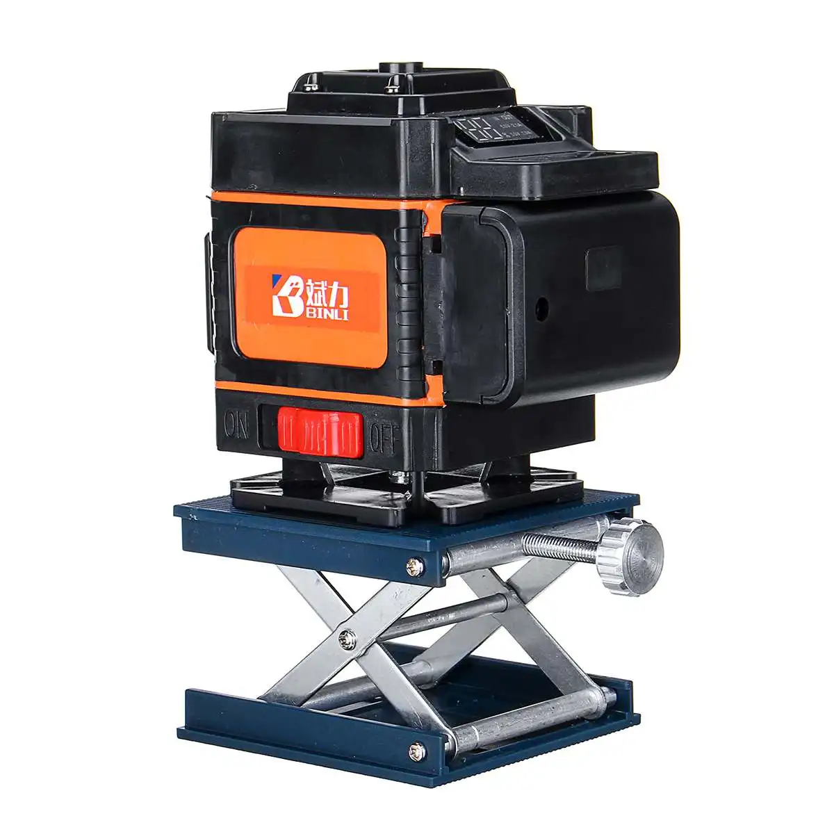  ZEAST Laser Level 3D 12 Line 360° Self-Leveling Horizontal & Vertical Cross LED Display Green Light - 4000115681914