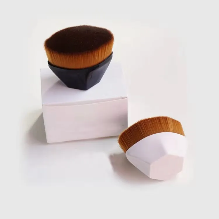 

Foundation Brush Smooth Dense Full Coverage Liquid Foundation BB Cream Flat Makeup Brush Diamond Shape with Box