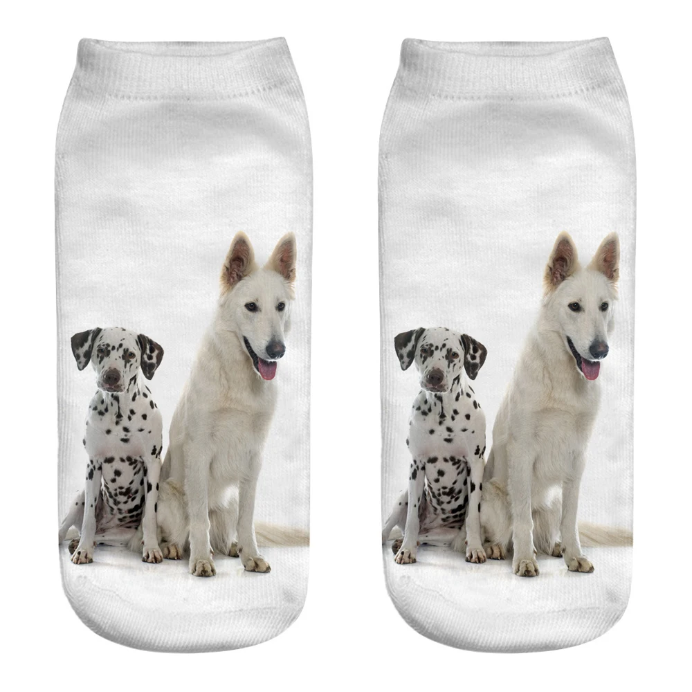 Cute Dog 3D Printing Socks with Dog Design