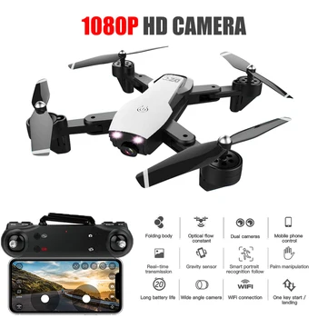 

Dual Camera 4K Drone With Camera HD Wide-Angle Rc Quadcopter FPV WIFI 2.4G Altitude Hold Foldable Rc Quadrocopter with camera