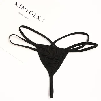 

Large size Sexy Bandage G-string Thongs Women Exotic Panties Lingerie Bikini Briefs Thin Belt Seamless Underwear