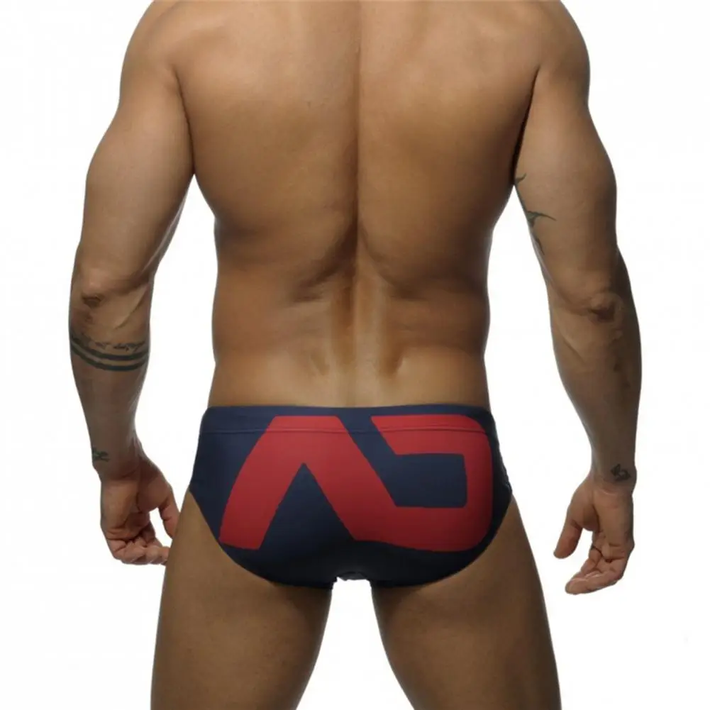 Summer Quick Drying Swim Trucks Low Waist Mens Swimsuit Underwear Briefs Seaside Beach Male Boxer Shorts for Swimming