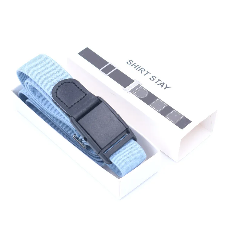 2.5cm 20Plastic buck Мужская и Женская легкая рубашка, регулируемый пояс, не скользящий, не мнется, рубашка, ремни, Фиксирующий Ремень, дизайнерские ремни для мужчин, высокое качество - Цвет: 2.5cm 20Plastic buck