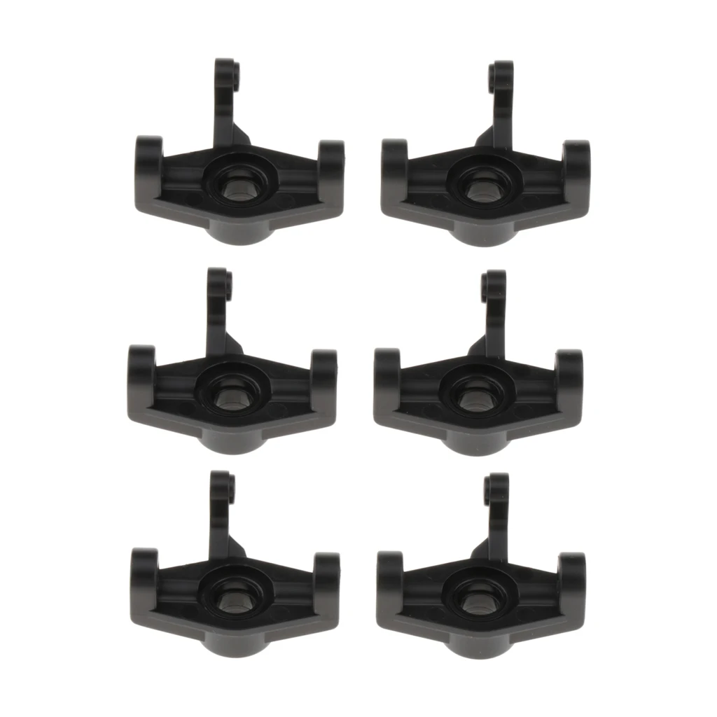 6pcs Front Hub Carrier Plastic for WLtoys 144001 RC Crawler Climbing Car DIY Spare Parts Replacement Accessories 