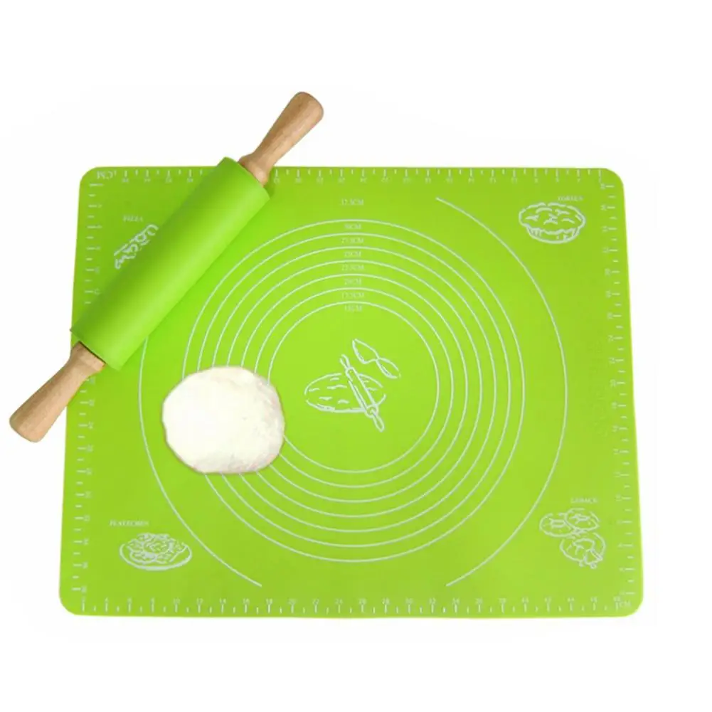 

Non-Stick Safe Silicone Mat Rolling Dough Scale Pad Cake Baking Mat Table Sheet Kitchen Supplies Baking Tool Bakeware Liners