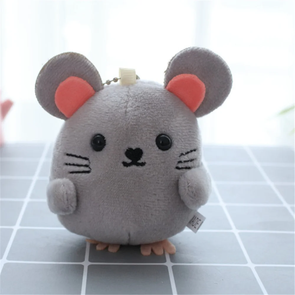 Small 8CM New Year Mouse Gift Plush Toy Little Animal Stuffed Key Chain | Игрушки и хобби