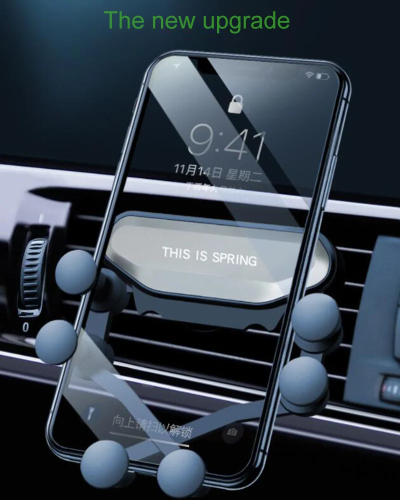 Универсальный автомобильный держатель для телефона Gravity iphone X Xs Max Samsung S9