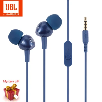 

New JBL C200Si 3.5mm Wired In-ear Headphones Stereo Deep Bass Music Headset Sports Running Earbuds With MIC