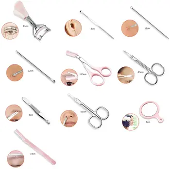 

Lvcky Makeup Brush Set 20, eyebrow trimming tool set 10 item,beauty egg1 item,Can be used focr eye shadow, eyebrows, eyeliner