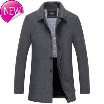 

news! Man's Winter wool coat, man's wool coat, man's collar back, man's informal coat