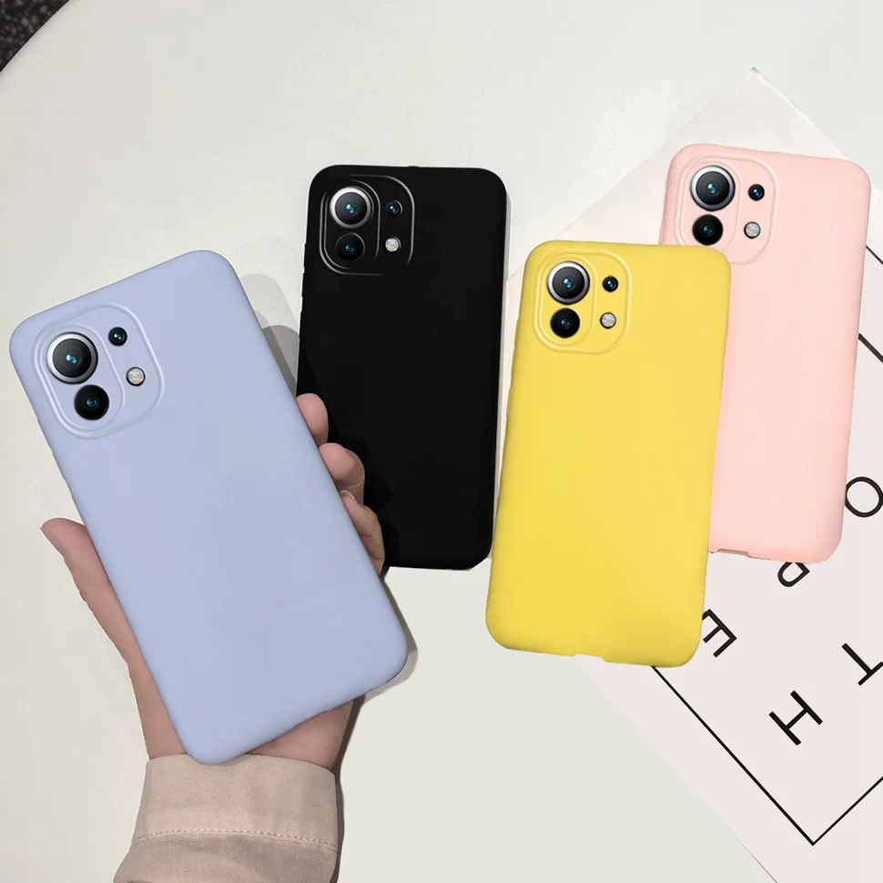Per Funda Xiaomi Mi 11 Lite Custodia Xiaomi Mi11 Cover Custodia Morbida In Silicone Tpu Cover Posteriore Per Xiaomi Mi 11 Pro Mi 11 Custodia Ultra