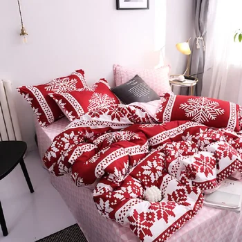 

Ins popular bed combination home textile products include duvet cover, pillowcase and sheet set as gift to friends