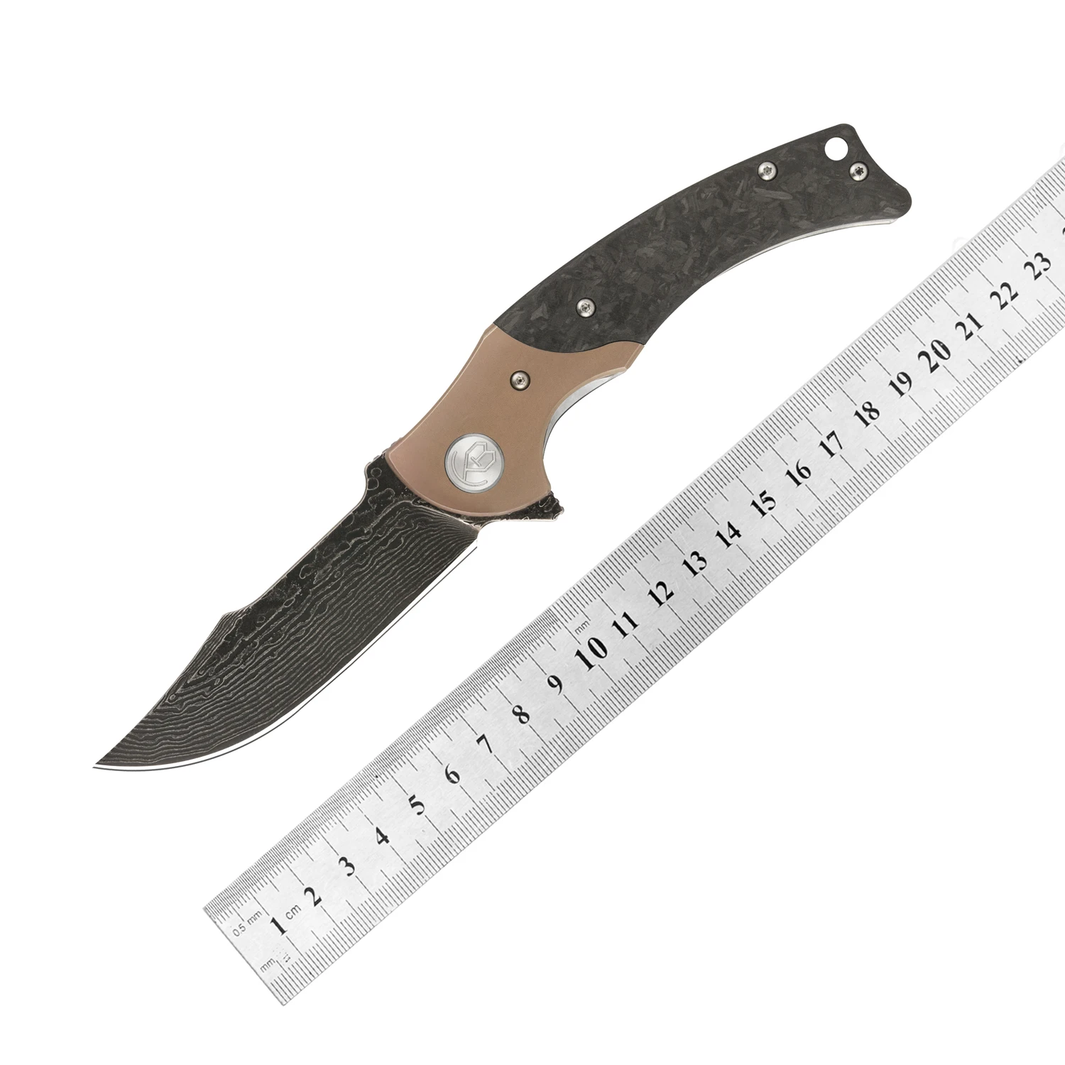 Kubey DM902 складной нож с ручкой из титанового сплава