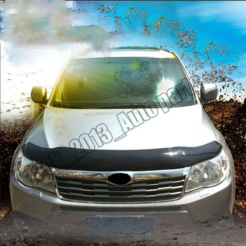 Для Subaru Forester 2009-2012 передняя защита от насекомых дефлектор капота защита капота Автомобильная модификация автомобильные аксессуары
