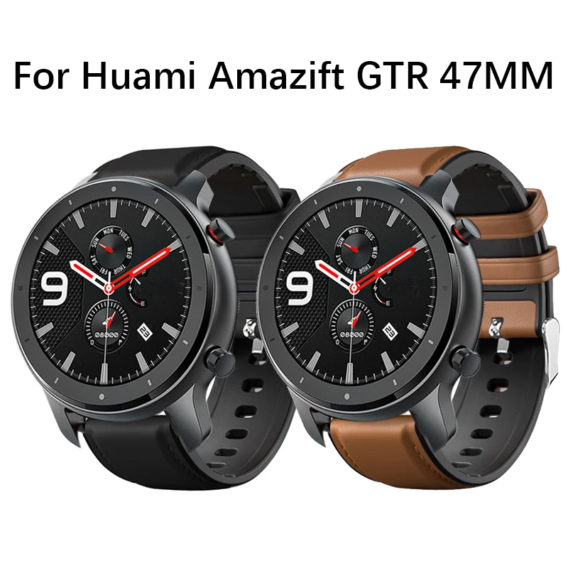 Высококачественный ремешок из ТПУ и кожи для наручных часов Honor Magic Huawei Watch GT