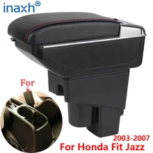 Accoudoir de voiture pour Honda Jazz, boîte de rangement des bras, accessoires de voiture, 2003 2007 2003 2004 2005