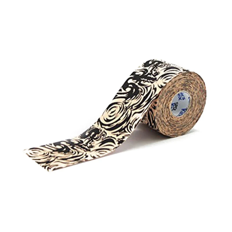 skin color 5,0 см* 5 м кинезиологическая эластичная Липкая лента RecoveryTape спортивная травма деформация мышц поддержка Исцеление Хлопок Клей прочный - Цвет: skin color
