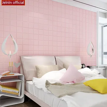 

blue Self-adhesive wallpaper bedroom living room background wall warm wallpaper kids room 3d waterproof foam wall stickers