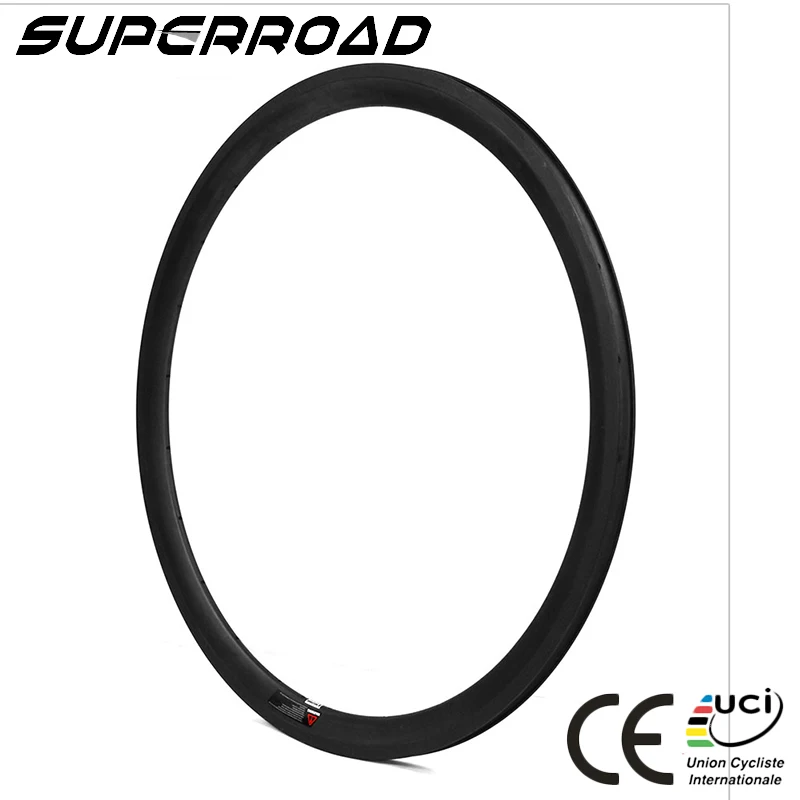 Высокое качество Superroad 28 мм в ширину 38 мм Глубокий высокомодульный углерод фирмы Toray 700C T800 дорожный велосипедный клинкер диски 28 дюймов