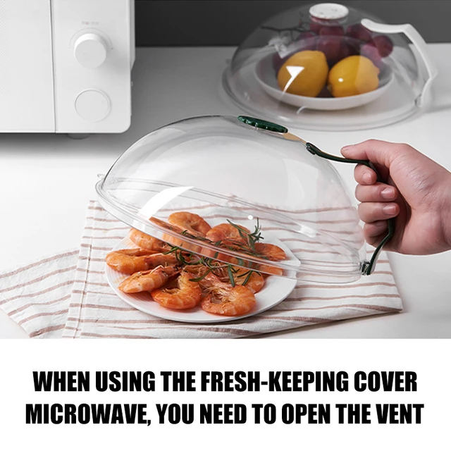 Microwave Splatter Cover, Microwave Cover For Food Bpa Free, Microwave  Plate Cover Guard Lid