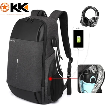 

Men Women USB Backpack 15.6 Laptop Backpack Male Anti theft Waterproof Schoolbag Backpacks for Teenagers boys girls Mochila KAKA