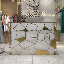 Comptoir de caisse pour magasin de vêtements pour femmes, petit Salon de manucure créatif nordique, comptoir de Bar, bureau de réception pour célébrités 