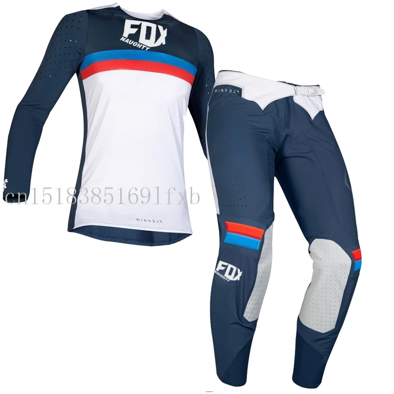 

Free Shipping 2019 NAUGHTY FOX Adult MX 180 Czar Light Grey Jersey Pants Combo Motocross Suit Dirt Bike Racing Gear Set