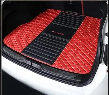 

Red & Black Rear Trunk Boot Protective Mat for 2016-2019 Maserati Levante 2017 2018