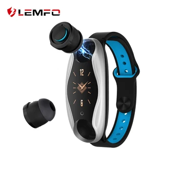 

LEMFO LT04 T90 Fitness Bracelet Wireless Bluetooth Earphone 2 In 1 Bluetooth 5.0 IP67 Waterproof Sport Smart Watch Wristband