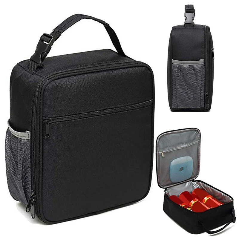 Герметичная Изолированная многоразовая сумка-холодильник с несколькими карманами Съемная подвесная ручка для офиса Прочный Компактный ланч бокс