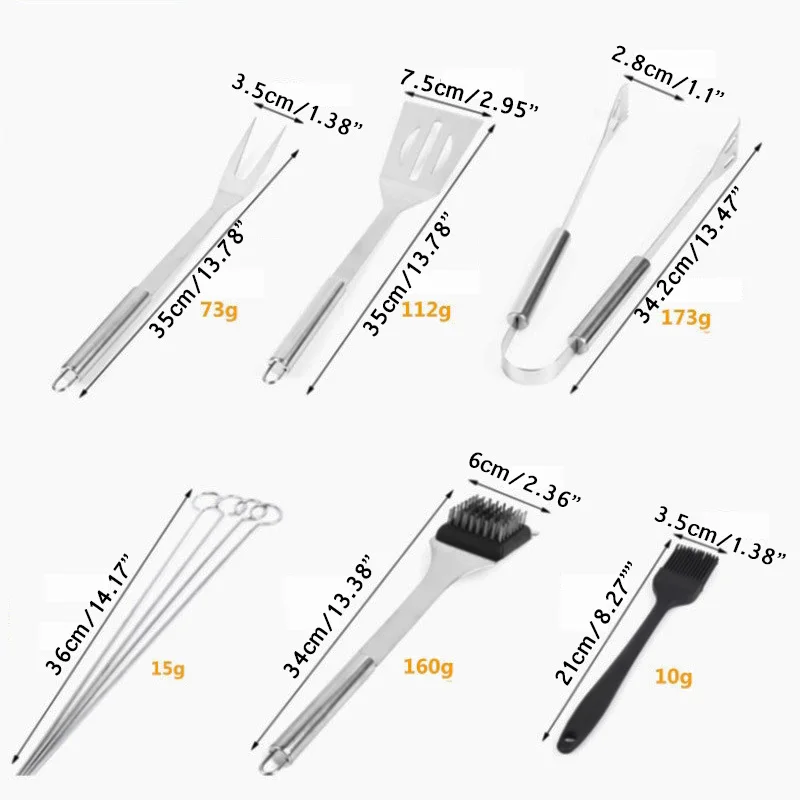 BBQ TOOL SET  (3)