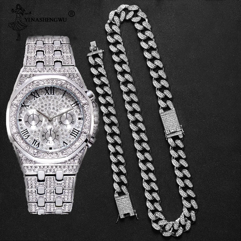 Мужские наручные часы 2020 лучшие брендовые Роскошные блестящие мужские ювелирные