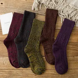 Autumn And Winter Thick Thread Pile Pile Socks Women Korea Thick Woolen Cotton Japanese Personality Trendy Socks Brown Socks