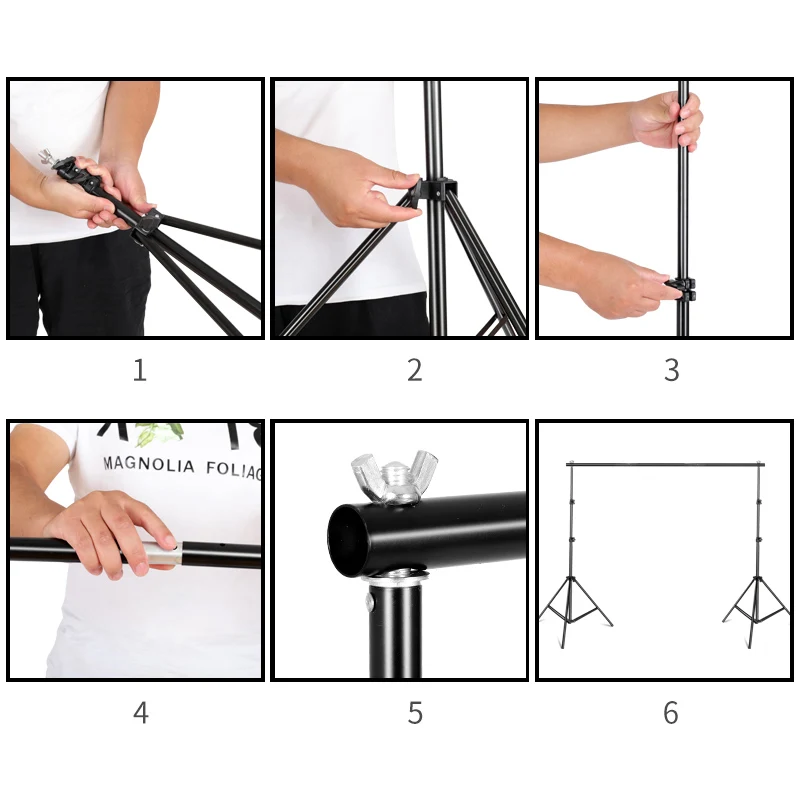  Photography Photo Studio Light Kit 2x3M Background Backdrop Stand Softbox Lighting Kit Umbrella Lig