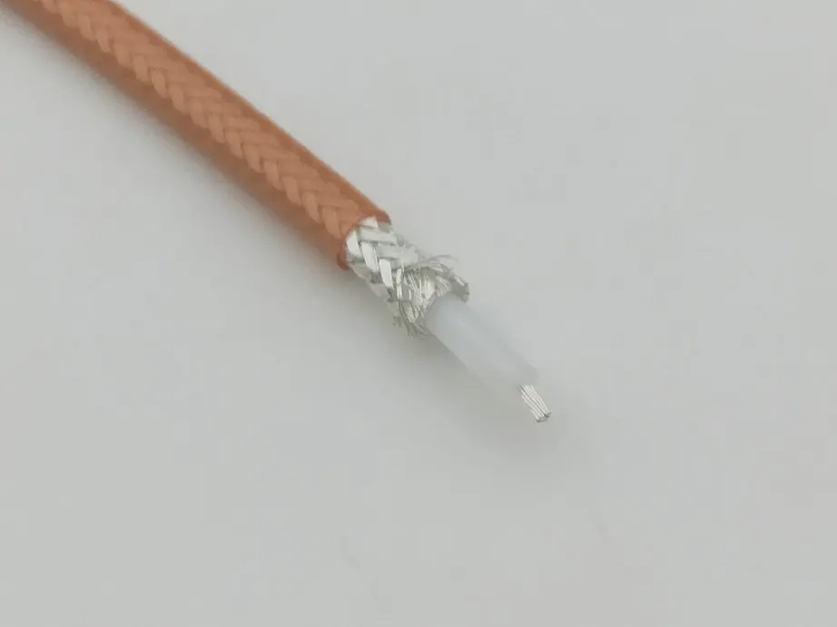 5 M RG400 M17/128 Double Copper Braid Shielded Coax Coaxial Cable RG400 Cable Low Loss 50 Ohm RF Cable afbeelding