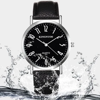 

KINGNUOS Korean Luxury Brand Men's Watch Fashion Casual Business Watches Lovers Waterproof Quartz Wristwatch Male Saat Hodinky