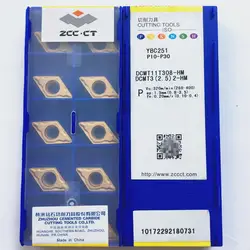 10 шт. DCMT11T308 HM YBC251 DCMT3 2,5 2 HM YBC251 ЧПУ Карбидное лезвие