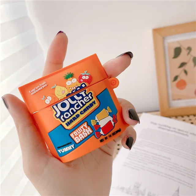 3D Luxury Earphone Case For AirPods 1 2 3 Pro sweet sugar chocolate Potato Chips soft silicone Wireless Headset bluetooth case 27