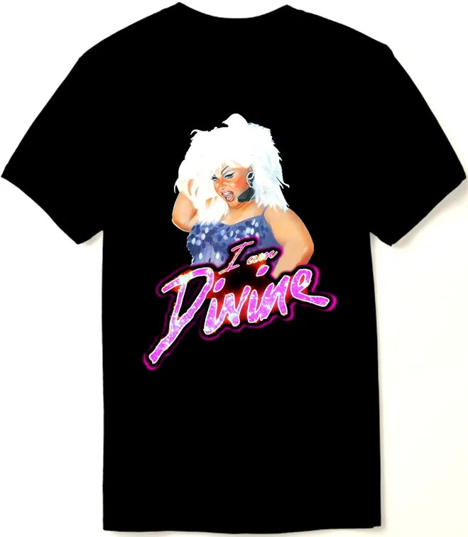 Divine Drag Queen Футболка мужская женская I Am John Waters LGBTQ Новая повседневная футболка